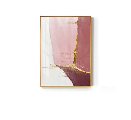 Nordic PurpleCanvas Painting Abstract Golden Canvas Painting Wall Pictures For Living Room Wall Art Home Decor Poster