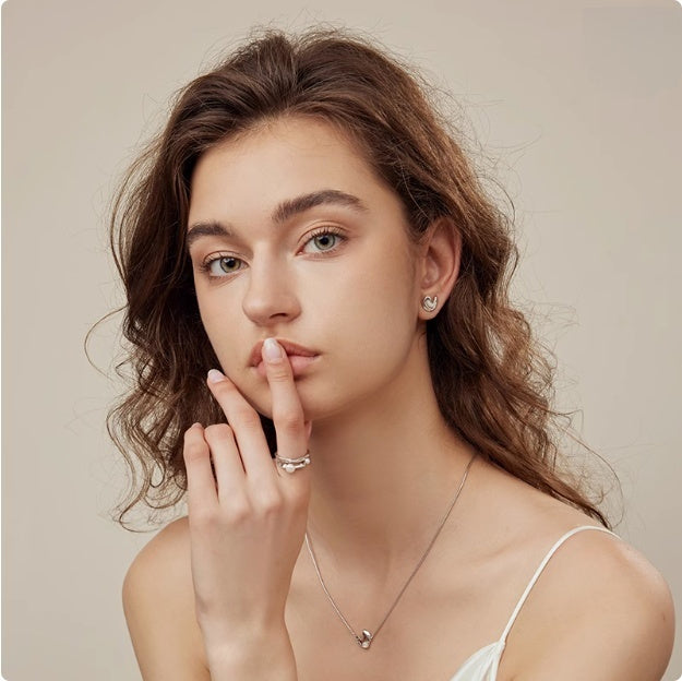 Open Ring Niche Simple Pearl Ring